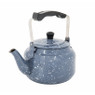 Theepot metaal - grijs - 1 liter