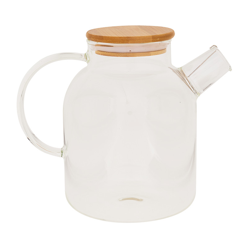Theepot Jasmine met filter - glas -  1.5 liter 