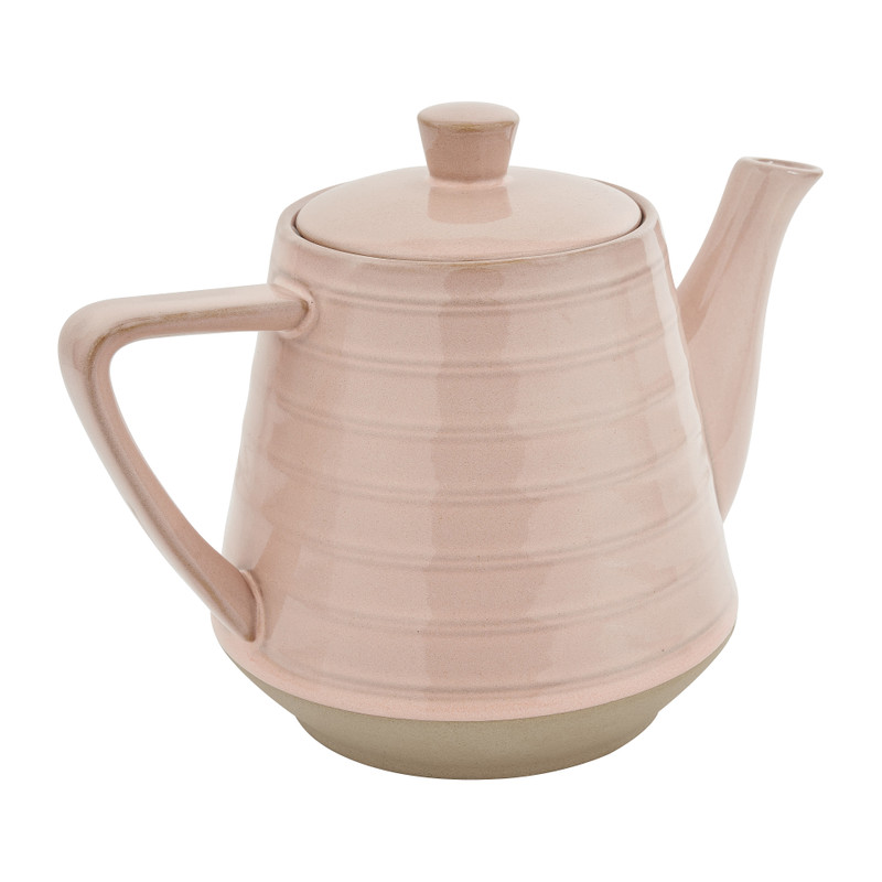 Theepot rustique -  roze - 1 liter