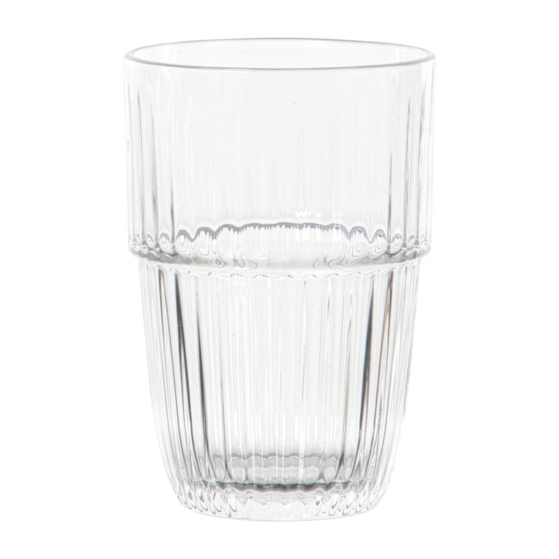Theeglas ribbel - 530 ml
