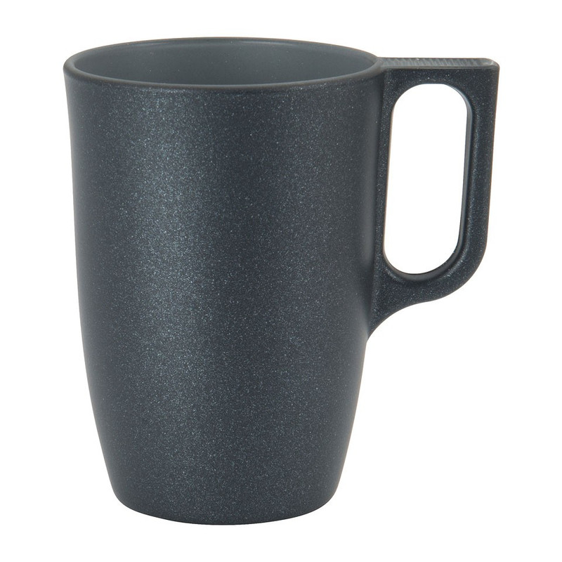 Theeglas groot - stony black - 32 cl 