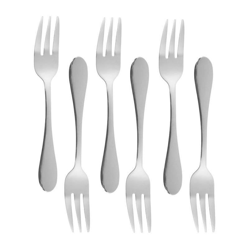 Gebaksvorkjes Palladio - set van 6 - RVS