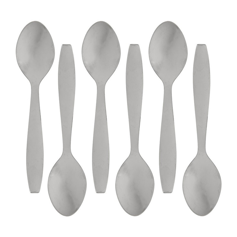 Theelepel zwaar - set van 6