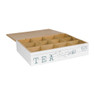 Houten Theedoos - 12 vaks - love home - 30,5 x 24 x 7 cm