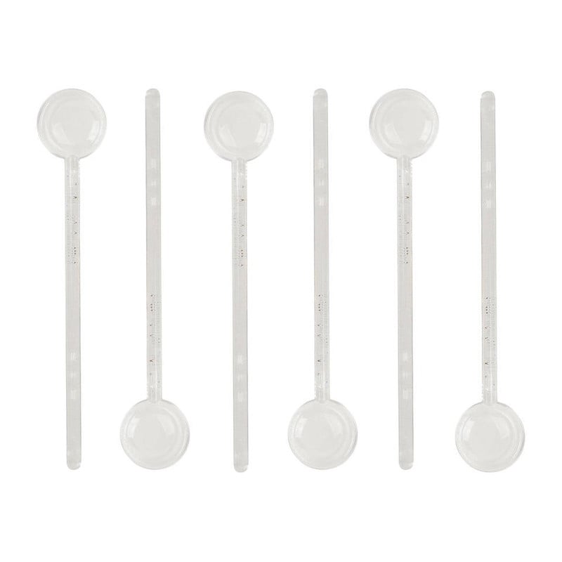 Lepeltje Samba - transparant - set van 6