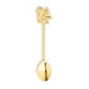 Theelepel eekhoorn - goud - 15 cm
