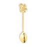 Theelepel eekhoorn - goud - 15 cm