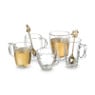 Theelepel eekhoorn - goud - 15 cm