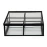 Theedoos - 15x15x5.5 - zwart