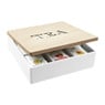 Theedoos two tone - 9-vaks 