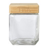 Voorraadpot tea - glas/bamboe - 1.1 liter