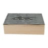 Theedoos cement deksel - 6-vaks