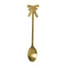 Theelepels strikjes - goud - set van 4