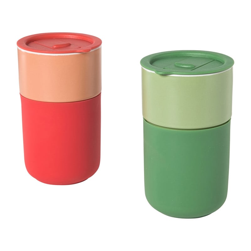 Koffiebeker to go - groen - 360 ml