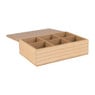 Theedoos tropical 6-vaks - MDF - 23x15,5x7 cm
