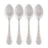 Excellent Houseware theelepels - mat zilver - set van 4