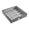 Excellent Houseware gebaksvorkjes - mat zilver - set van 4