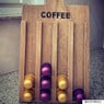 Nespresso® cup houder - hout 