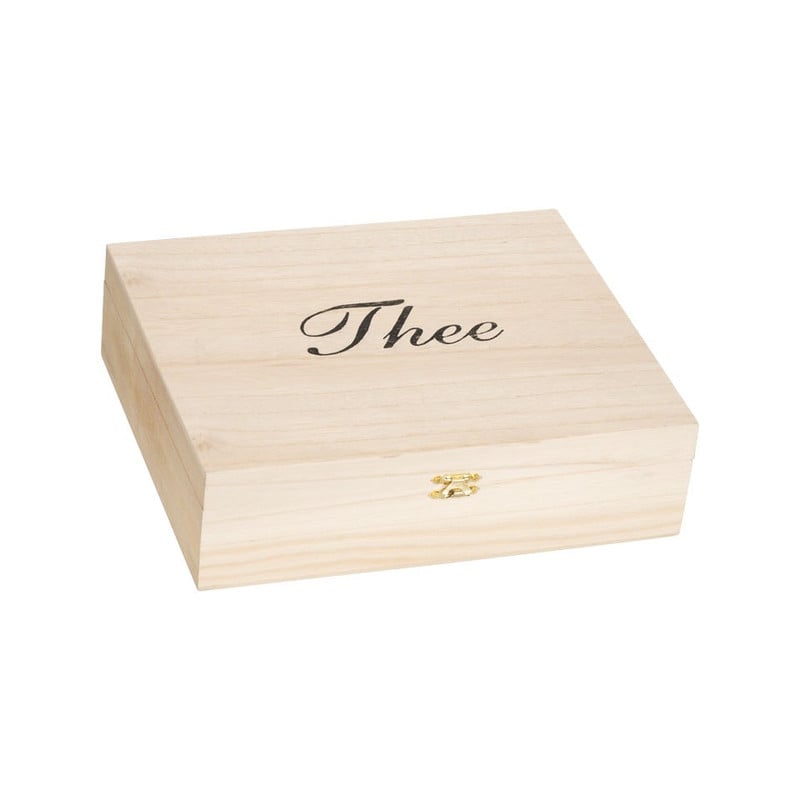 Theedoos 8-vaks - hout