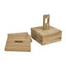 Bamboe onderzetters - set van 6