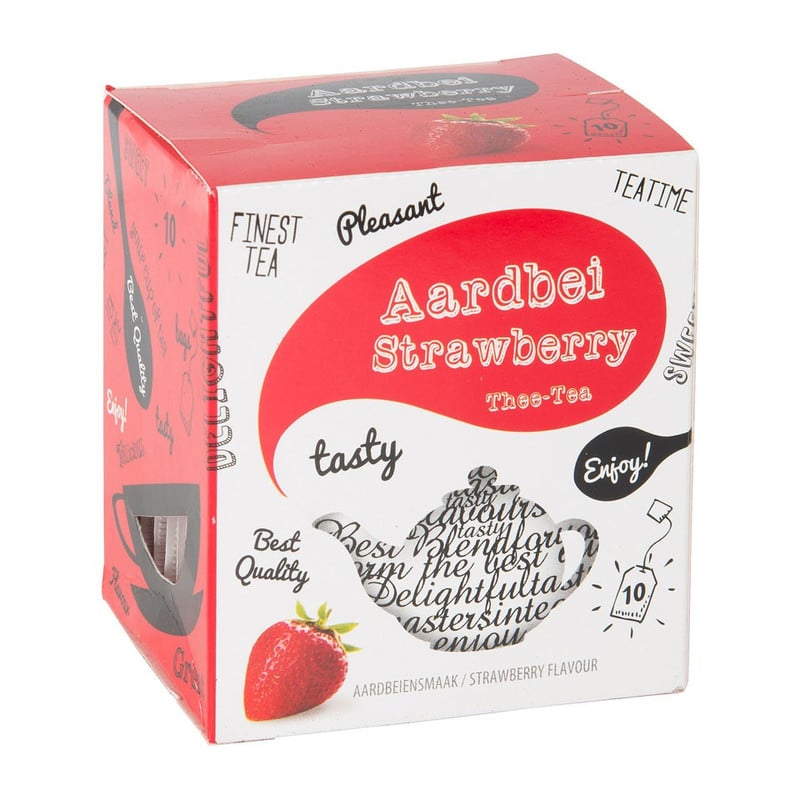 Thee aardbeien - 10 zakjes