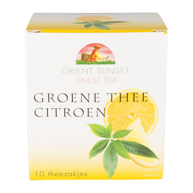 Groene thee citroen - 10 zakjes