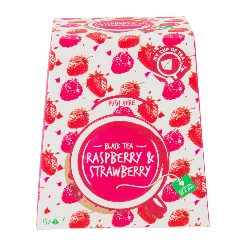 Raspberry & strawberry - black tea