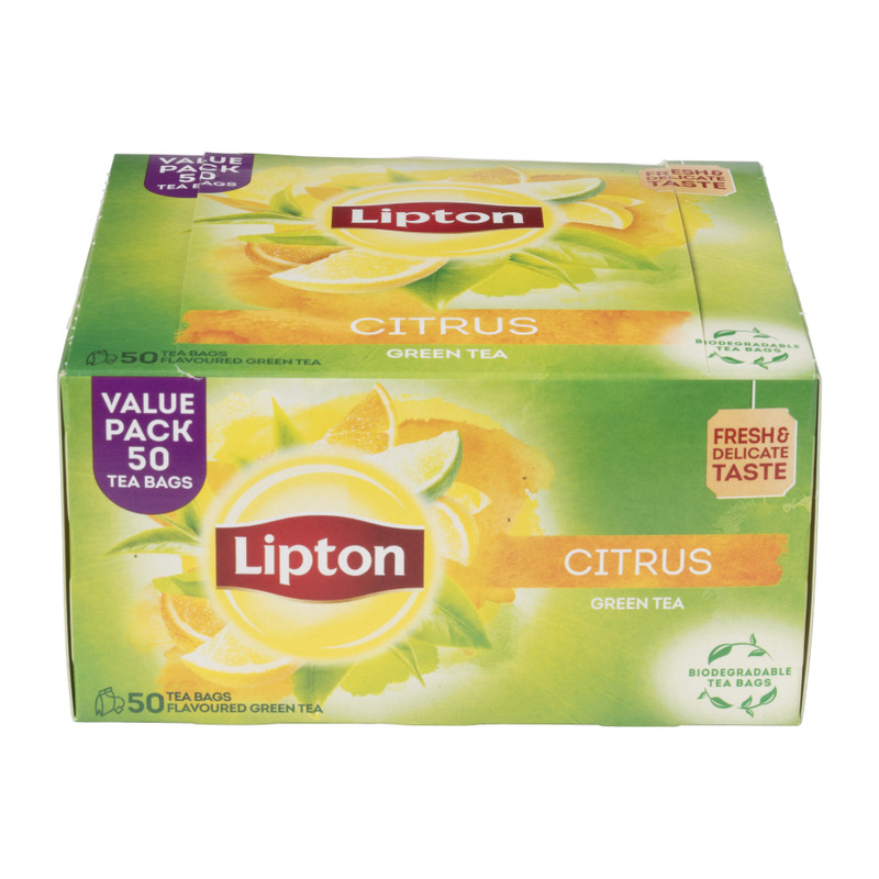 Lipton Green Citrus groene thee - 20 theezakjes