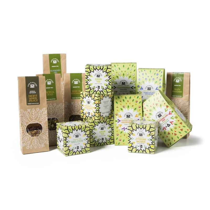 Fine Flavours groene thee - meloen - 10 zakjes