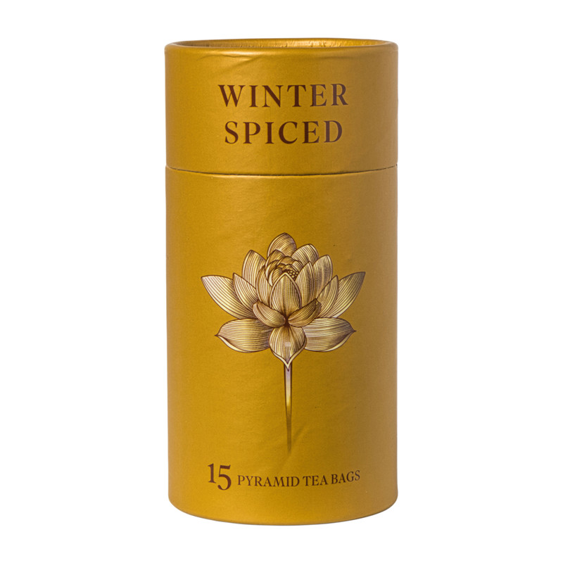 Koker met winter spiced thee 