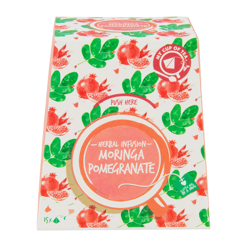 Herbal infusion - moringa granaatappel