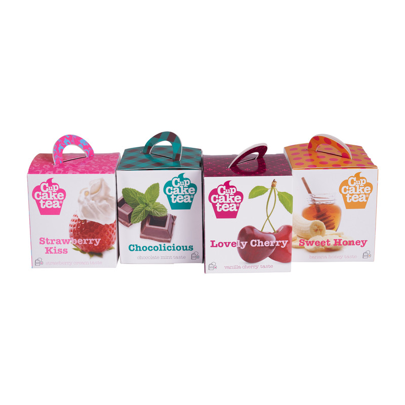 Cupcake tea - set van 4