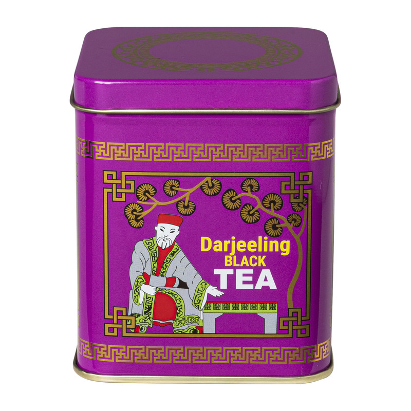 Thee in blik - zwarte darjeeling - 50 g