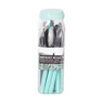 Bestekset - metaal - turquoise - set van 16