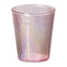 Glas iriserend - roze - 400 ml