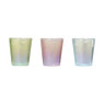 Glas iriserend - blauw - 400 ml