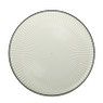 Bord streep - groen - ø22x1.5 cm