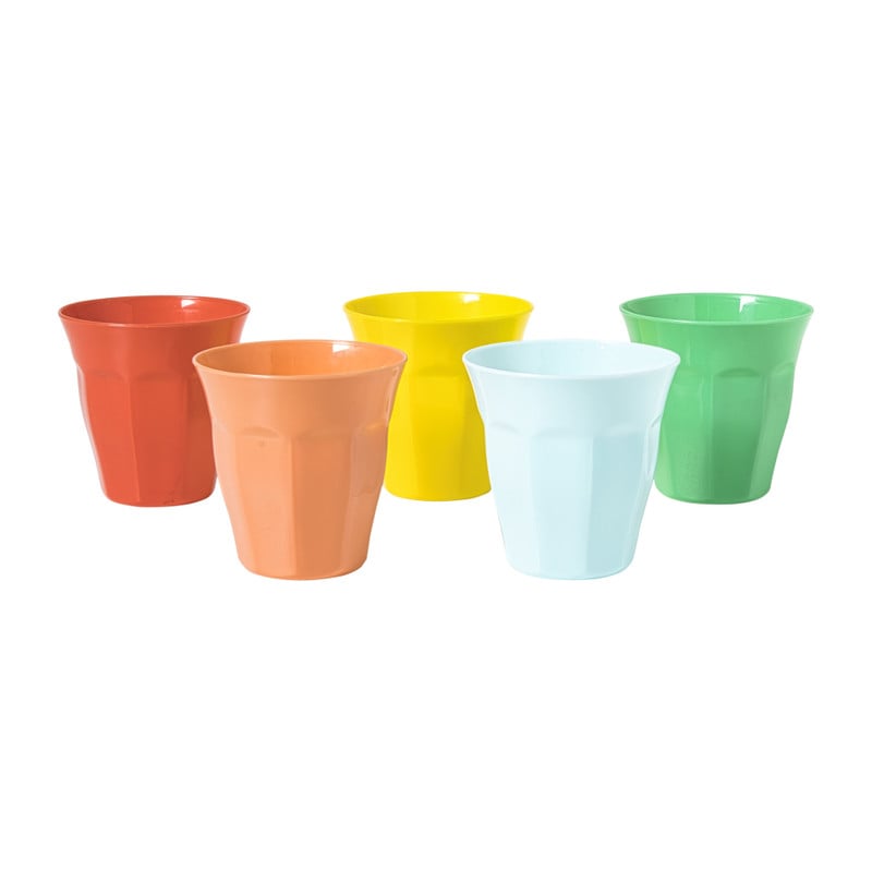 Beker facet - groen - 250 ml