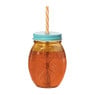 Mason jar citroen  - oranje - 450 ml