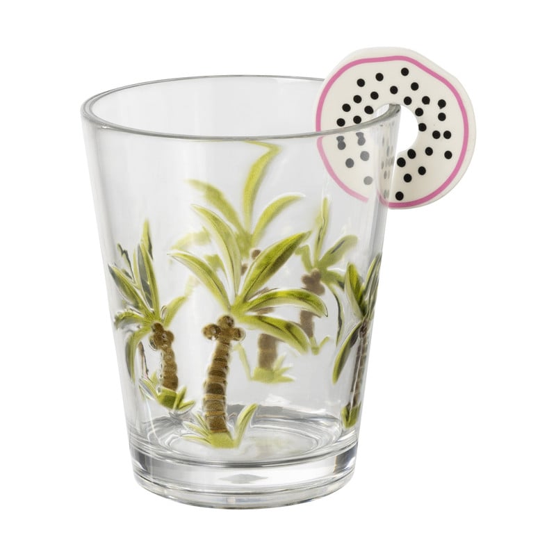 Glasmarkers fruit - set van 6