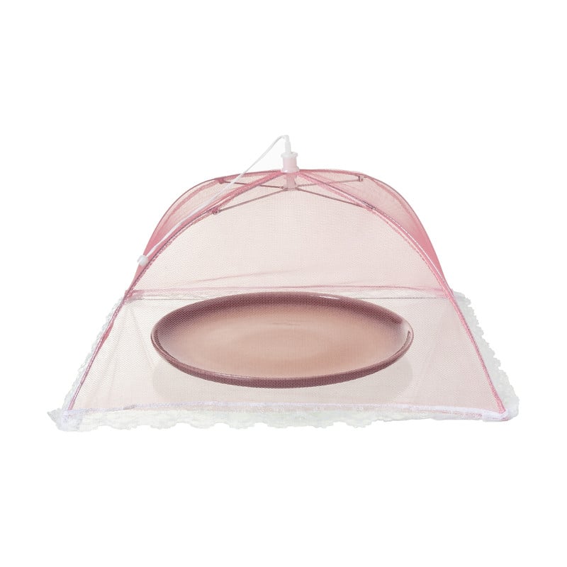 Foodcover paraplu - roze - 35x35x20 cm