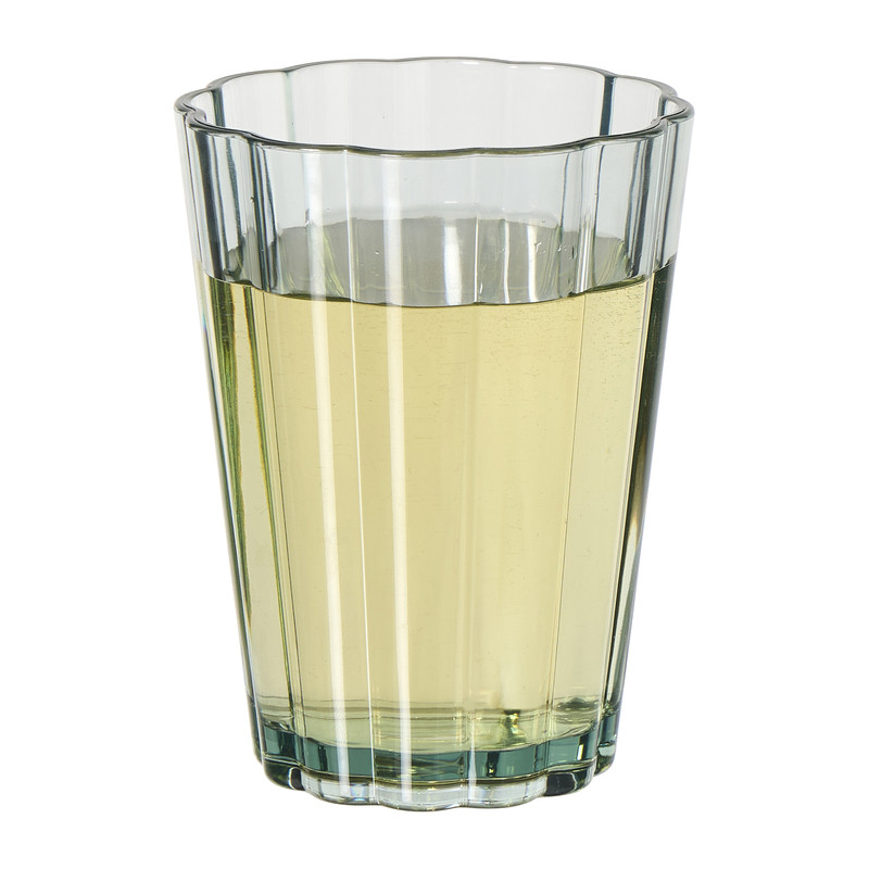 Beker geschulpt - groen - 400 ml