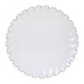 Dinerbord geschulpt - roze - ø28x2.5 cm