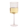 Wijnglas geschulpt - roze - 370  ml