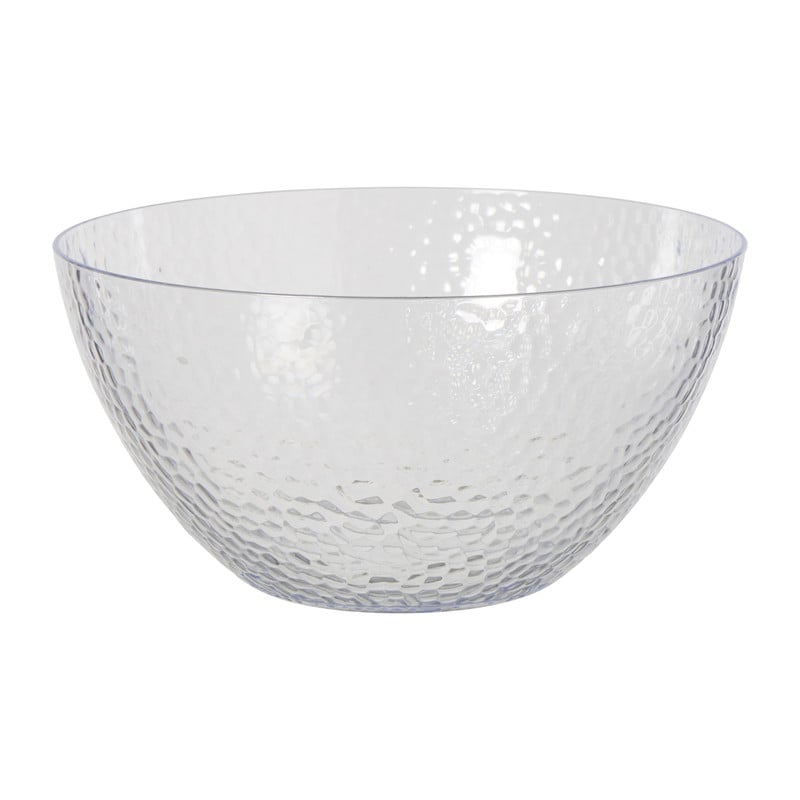 Saladeschaal dots - transparant - ø25.5x13 cm