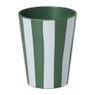 Cup streep - groen/wit - 340 ml