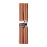Placemats streep - roze/bruin - set van 2