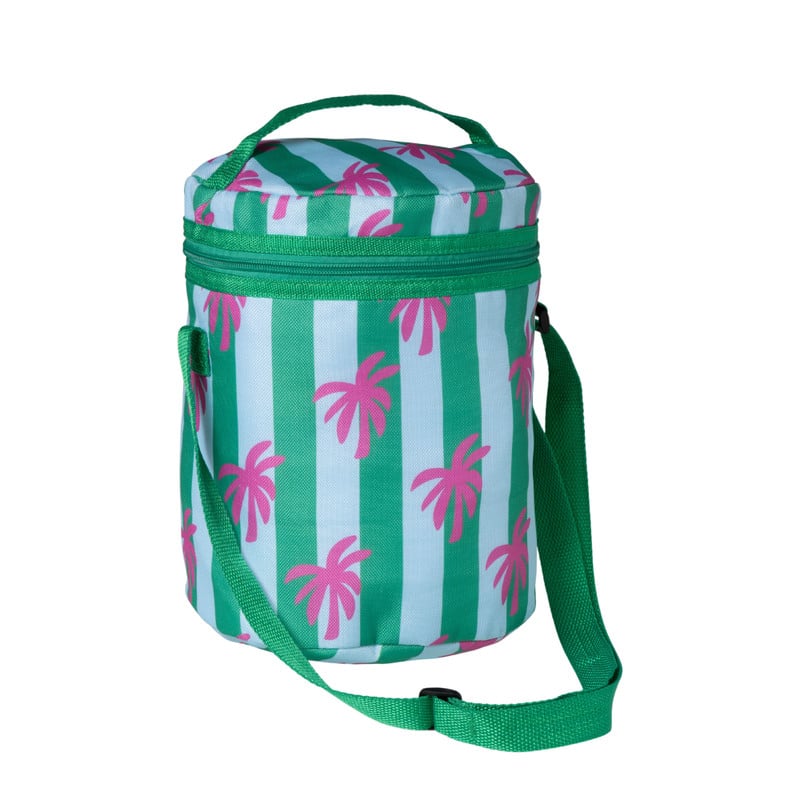 Koeltas rond palmboom/streep - ø20x25 cm - diverse varianten