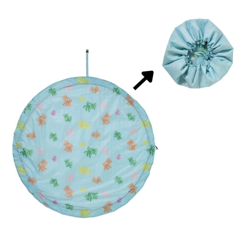 Speelmat palmboom - multikleur - ø140 cm