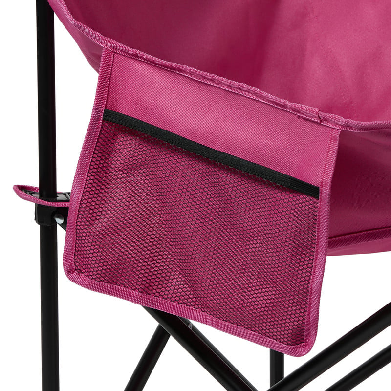 Campingstoel compact - roze - 65x52x55 cm
